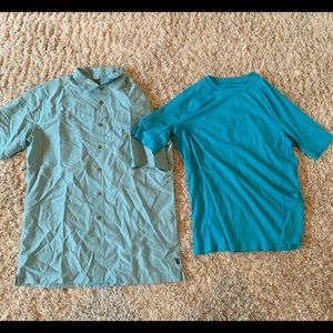 Fishing Shirt and Athletic Shirt Combo